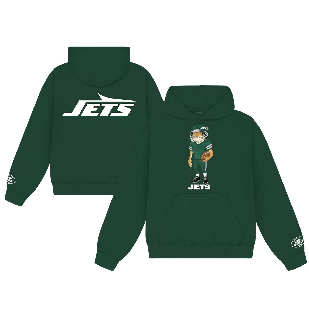 Men 2026 NFL New York Jets hoodie green 0011->new york jets->NFL Jersey
